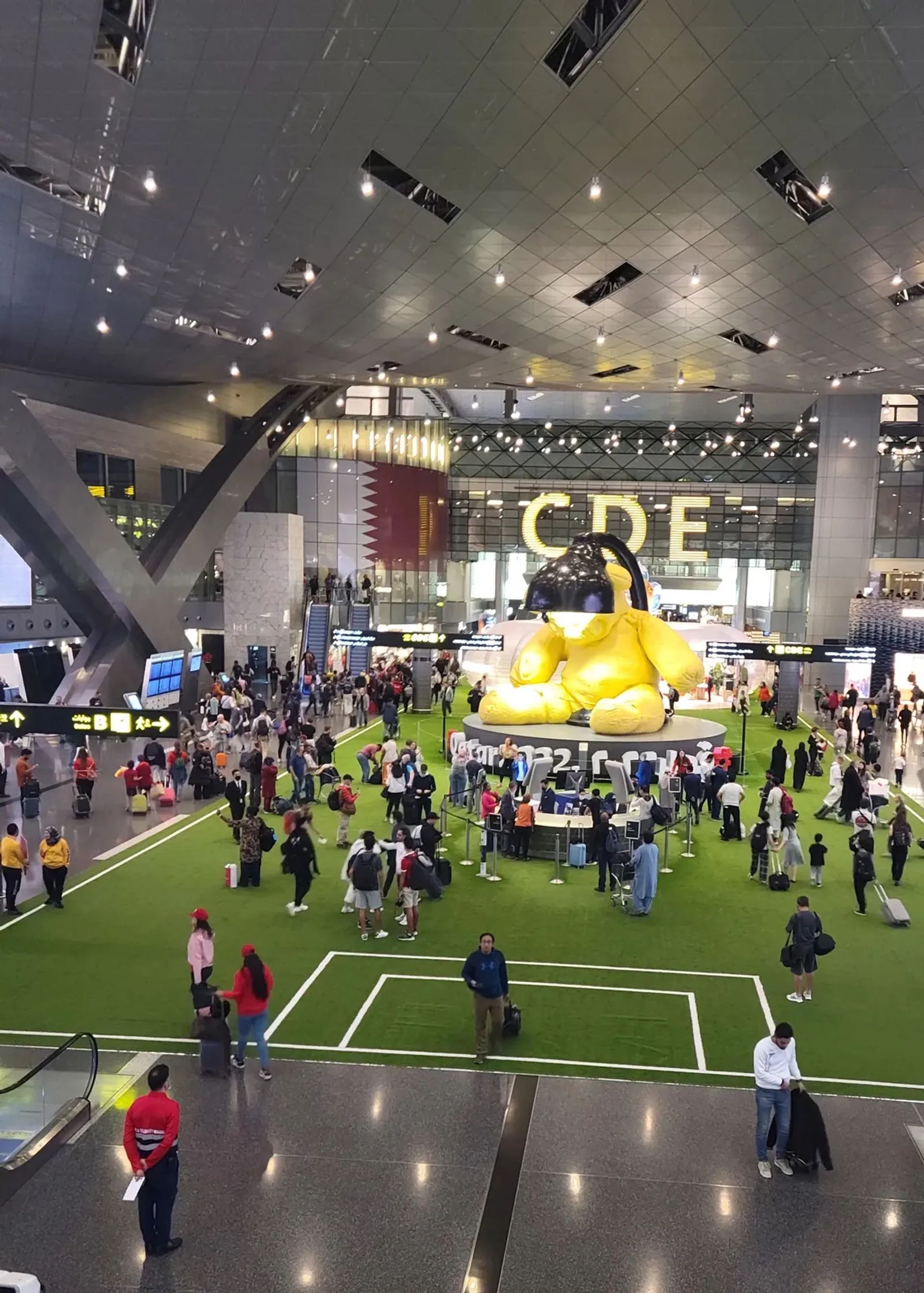 Qatar Airport Soccer Field