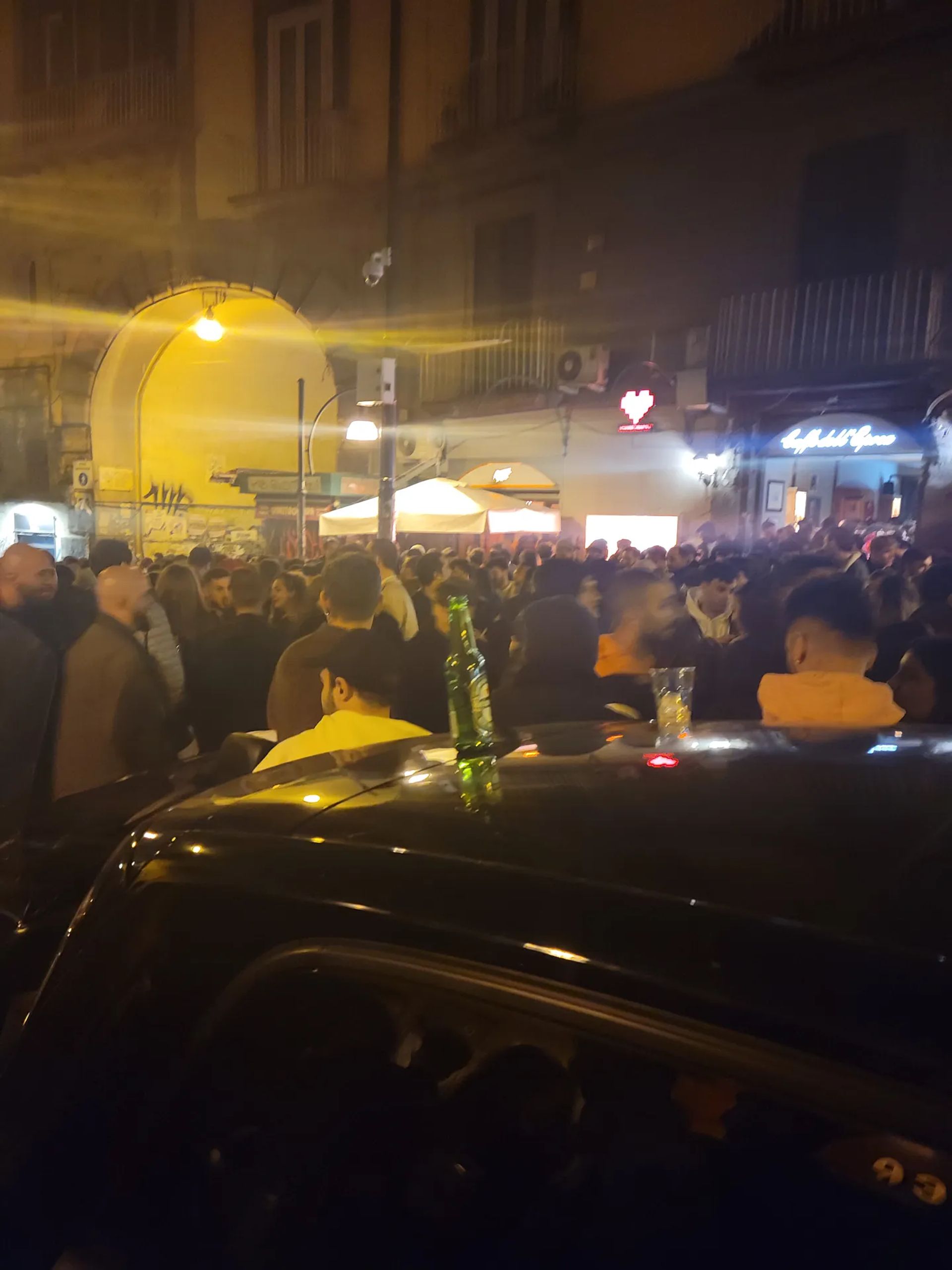 Crowded Streets of Naples