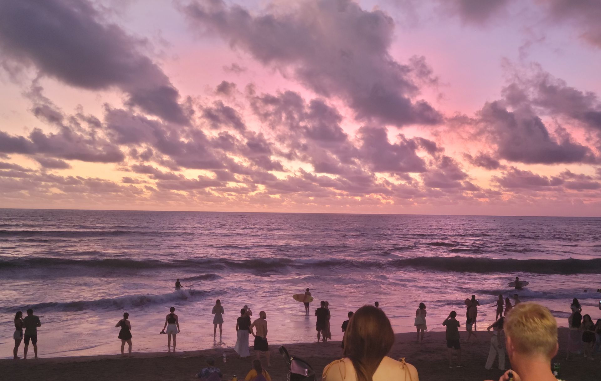 Bali Sunset - Purple